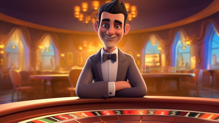 Platform toto8 menampilkan meja dealer langsung dan layar gaming terintegrasi